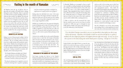 The Month of Fasting - Ramadan (2-2)