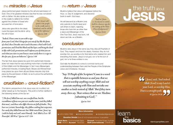 The Truth about Jesus (1-2)